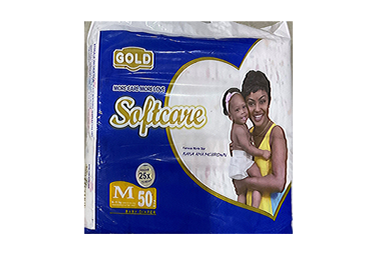 Softcare Classic Gold (ECO Medium, M50 Pcs) x 4